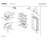 Схема №3 KI20R450 с изображением Дверь для холодильной камеры Siemens 00239343