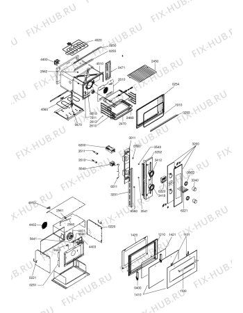 Схема №1 AKP 803/IX с изображением Холдер для духового шкафа Whirlpool 481240449831