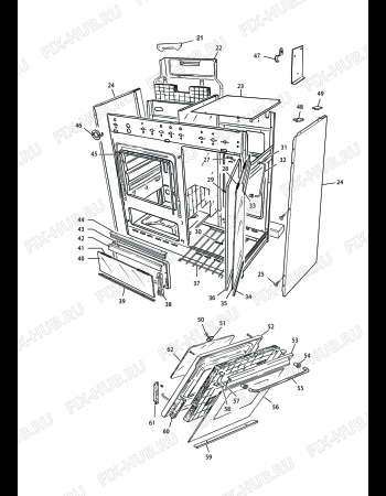 Схема №5 GEI 8542 AS с изображением Провод для плиты (духовки) DELONGHI 113788