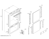 Схема №10 T36BB820SS Thermador с изображением Поднос для холодильной камеры Bosch 00772551