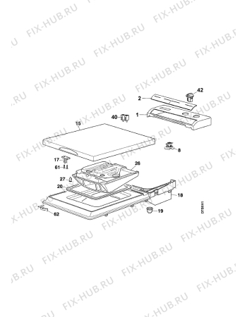 Взрыв-схема стиральной машины Zanussi UTL40 - Схема узла Command panel 037