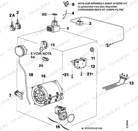 Взрыв-схема стиральной машины Arthurmartinelux AW605T - Схема узла Electrical equipment