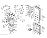 Схема №4 P1KNB4926A с изображением Дверь для холодильной камеры Bosch 00246441