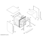 Схема №7 SJS46JI00C с изображением Внешняя дверь для посудомойки Bosch 00777663