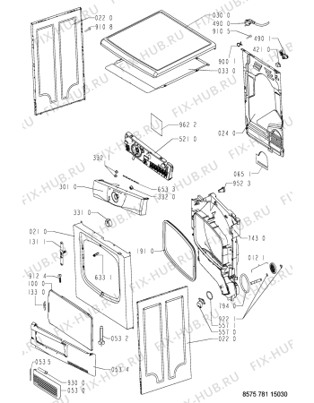 Схема №2 AWZ7813 (F092460) с изображением Руководство для стиралки Indesit C00371071