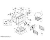 Схема №9 MED302EB с изображением Внешняя дверь для духового шкафа Bosch 00144686