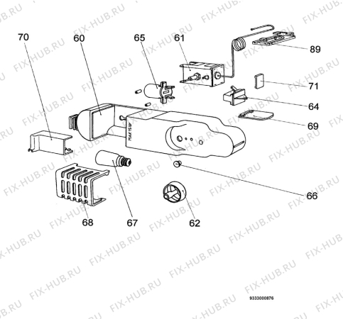 Взрыв-схема холодильника Zanussi ZF1603 - Схема узла Electrical equipment 268