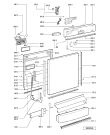 Схема №2 ADP 4962 WH с изображением Панель для посудомоечной машины Whirlpool 481245371929