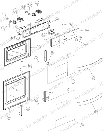 Схема №1 BD 8860E (663031, E88A/ST5501D) с изображением Дверца для духового шкафа Gorenje 793668