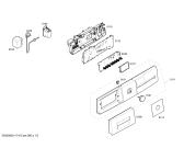 Схема №5 WS12X441BY X 12 44 с изображением Панель управления для стиралки Siemens 00670441