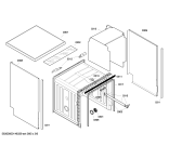 Схема №6 SGS57A02GB с изображением Передняя панель для посудомойки Bosch 00700741
