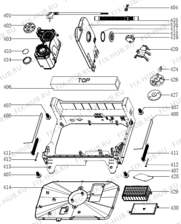 Взрыв-схема посудомоечной машины Mora SM631W (494599) - Схема узла 04