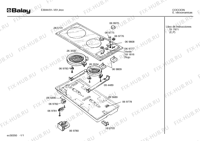 Схема №1 NKT315BBR с изображением Коммутационная панель для плиты (духовки) Bosch 00069781