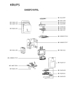 Схема №4 EA82FD10/70K с изображением Корпусная деталь для электрокофемашины Krups MS-5A20717