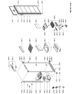 Схема №1 AFG 829 NF с изображением Часть корпуса для холодильной камеры Whirlpool 480132101011