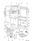 Схема №1 ARL 760/G с изображением Дверь для холодильной камеры Whirlpool 481941879623