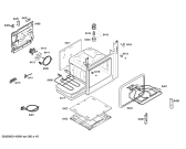Схема №5 HLN424120V с изображением Ручка конфорки для духового шкафа Bosch 00614538