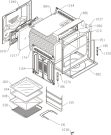 Схема №1 SV65X (473729, E23T1-E34M) с изображением Элемент корпуса для плиты (духовки) Gorenje 234012