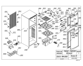 Схема №1 BEKO DS341CB (7500220022) с изображением Дверка для холодильника Beko 4545830100