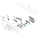 Схема №6 D5142 XL DK   -White Bi Soft (900001425, DW70.5) с изображением Сенсорная панель для электропосудомоечной машины Gorenje 270110