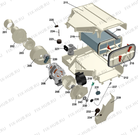 Взрыв-схема стиральной машины Gorenje T780 UK   -White (900002676, TD44UK) - Схема узла 02