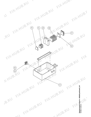 Взрыв-схема комплектующей Aeg HSWI5P - Схема узла Electrical equipment