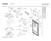 Схема №2 KS36U640 с изображением Дверь для холодильника Siemens 00242749