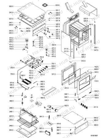 Схема №1 ACM 386 BR с изображением Модуль (плата) управления для холодильной камеры Whirlpool 481229068247