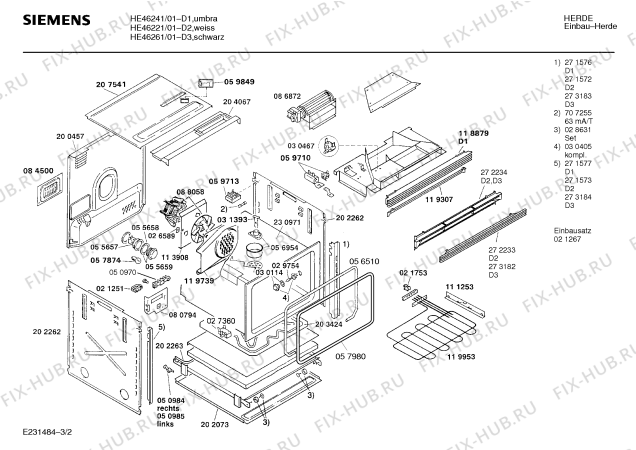 Схема №3 HE46261SC с изображением Кнопка для духового шкафа Siemens 00065617