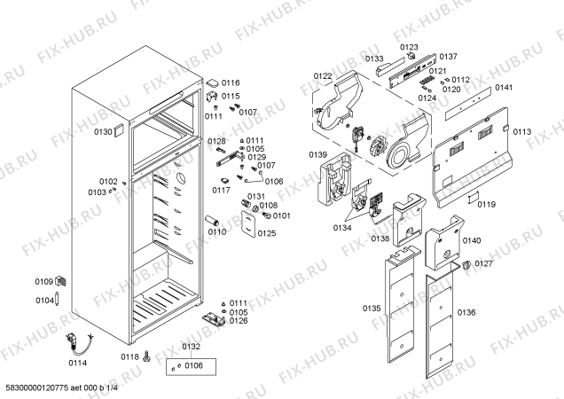 Схема №4 P1KCS3703D с изображением Поднос для холодильника Bosch 00640971