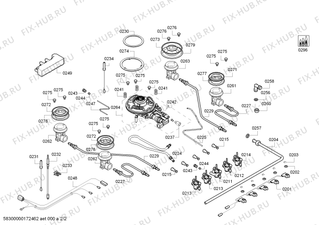 Взрыв-схема плиты (духовки) Siemens ER726RB71N 4G+1W C70F IH5 SIEMENS - Схема узла 02