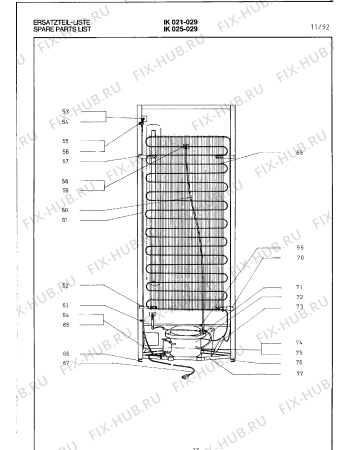 Схема №12 IK021029 с изображением Компрессор для холодильника Bosch 00141412