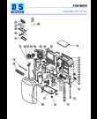 Схема №1 CF 1130 с изображением Часть корпуса для кондиционера DELONGHI NE1157