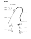 Схема №2 RO7696EA/411 с изображением Щетка (насадка) для пылесоса Rowenta RS-2230001278