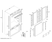 Схема №10 T36BB820SS Thermador с изображением Поднос для холодильной камеры Bosch 00687207