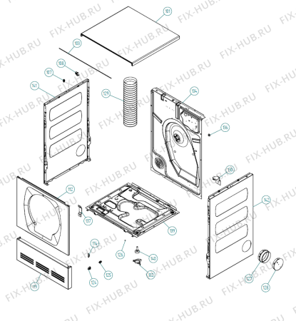 Схема №1 T2000K SE   -Grey (335870, TDC44) с изображением Крышечка для стиральной машины Gorenje 441815