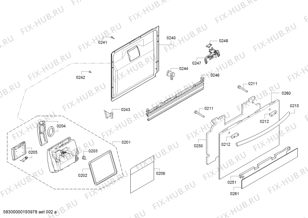 Схема №5 SC76M540EU с изображением Кнопка для посудомойки Siemens 00619027