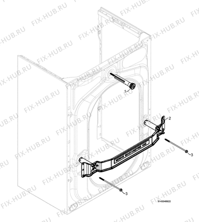 Взрыв-схема стиральной машины Ikea RIWM60 50151459 - Схема узла Transport