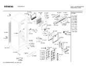 Схема №3 KS36U640 с изображением Дверь для холодильника Siemens 00242749