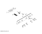 Схема №5 FRS3010GTL с изображением Панель управления для электропечи Bosch 00679617
