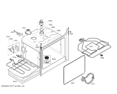 Схема №6 HBN360641 с изображением Панель управления для электропечи Bosch 00447963