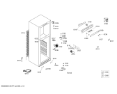Схема №3 KDV29X64 с изображением Уплотнитель двери для холодильной камеры Bosch 00683503
