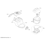 Схема №3 BGC1UB130 GS-10 с изображением Крышка для мини-пылесоса Bosch 12013564