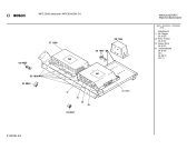 Схема №6 WFE9310 с изображением Вкладыш в панель для стиральной машины Bosch 00092391