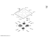 Схема №5 PHCB554240 с изображением Ручка выбора температуры для плиты (духовки) Bosch 00620085