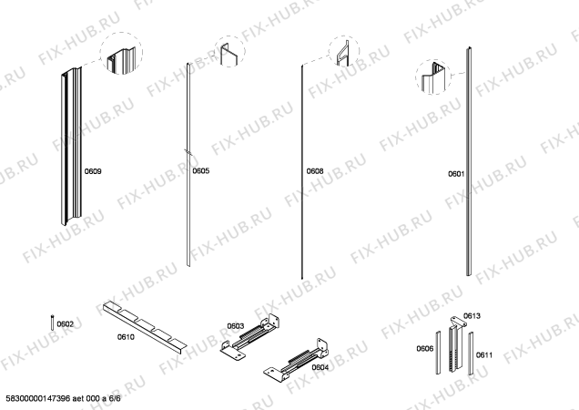 Схема №6 CIR36MIIL1 K 1911 VI с изображением Плата для холодильника Bosch 00248179