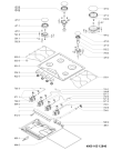 Схема №1 KGHT 6004 IX с изображением Керамическая поверхность для электропечи Whirlpool 481010512536