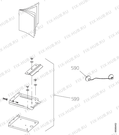 Взрыв-схема кондиционера Electrolux EBT1200QC - Схема узла Section 9