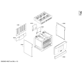 Схема №10 PRD364EDPG с изображением Рамка для плиты (духовки) Bosch 00684511