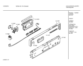 Схема №6 SE6VWH1 GS560 с изображением Рамка для электропосудомоечной машины Bosch 00351009